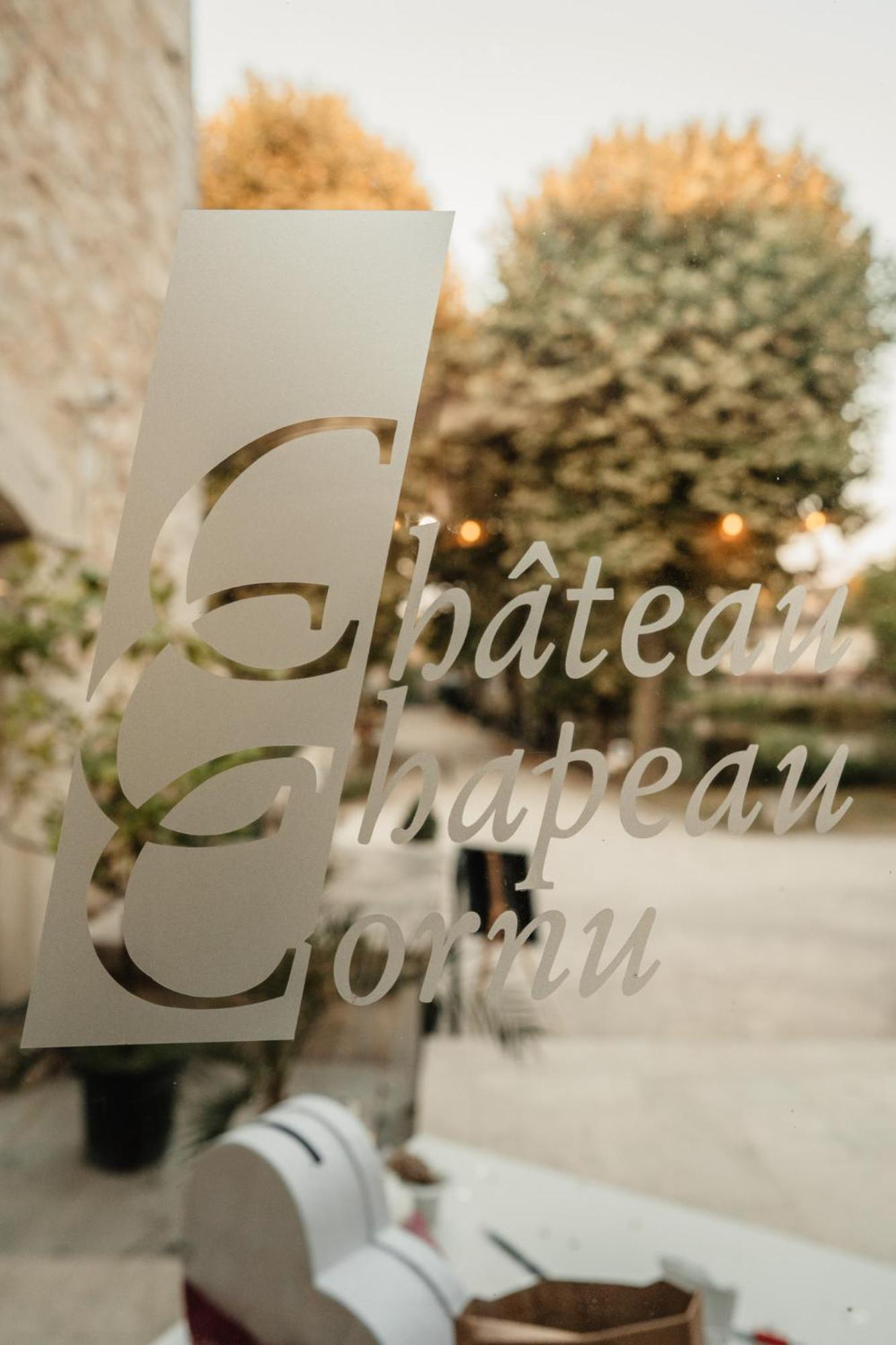 Chateau Chapeau Cornu Vignieu Buitenkant foto